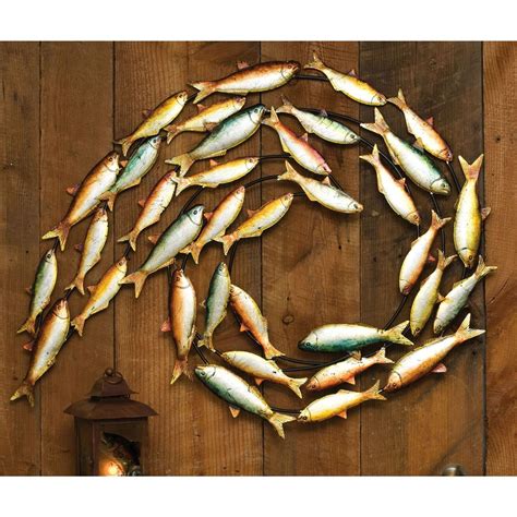 metal fish wall signs